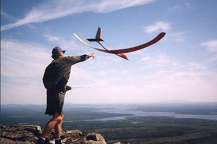 Vol de pente au Mont Adstock